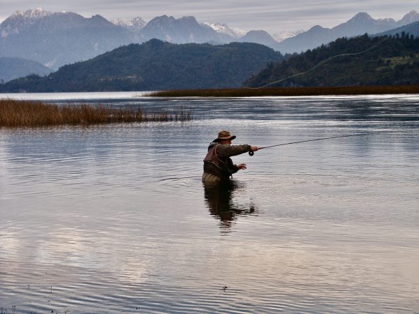 Vernon Gallup's passion revolved around fishing. Courtesy of Corinne Hensley. 