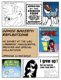 Image of Comic Society: Reflections, comic strip poster.