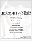 Image of Underpinnings poster.