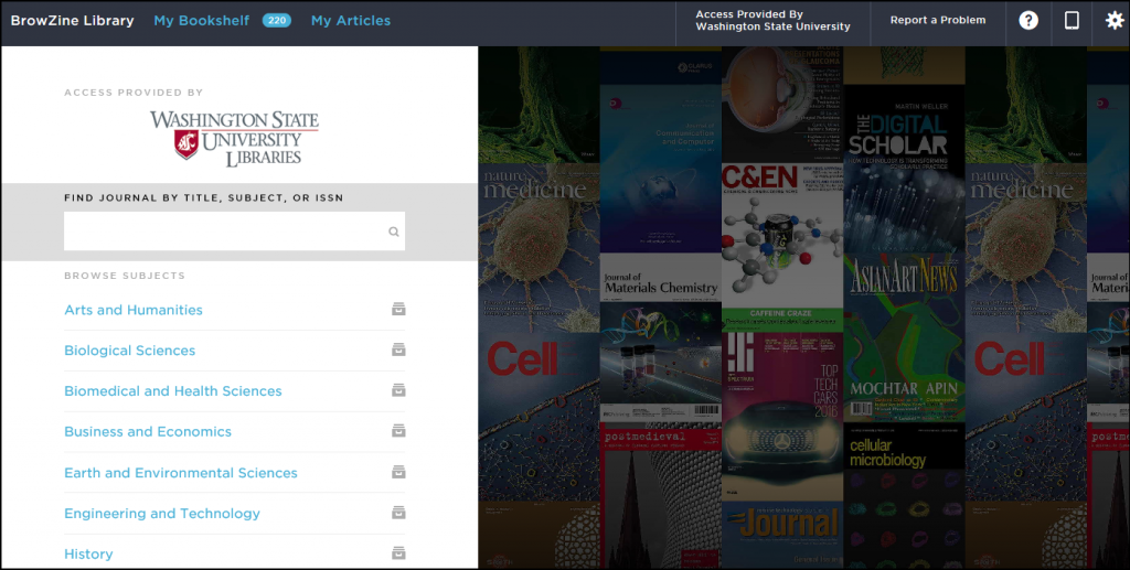 Browzine Wsu Libraries